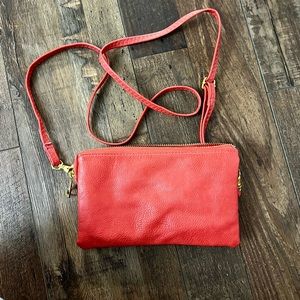 💜New💜 Coral Crossbody Purse Bag Clutch